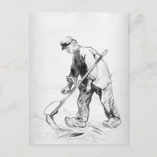 Vincent van Gogh Reaper Postcard