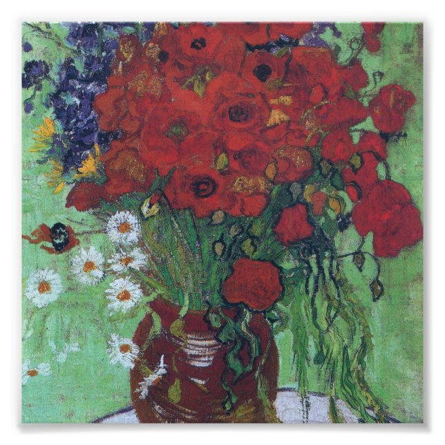 Vincent Van Gogh - Red Poppies and Daisies Photo Print (Front)