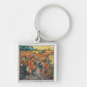 Vincent van Gogh Red Vineyards at Arles, 1888 Key Ring