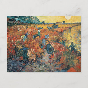 Vincent van Gogh   Red Vineyards at Arles, 1888 Postcard