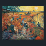 Vincent van Gogh | Red Vineyards at Arles, 1888 Poster<br><div class="desc">Red Vineyards at Arles,  1888 | by Vincent van Gogh | Art Location: Pushkin Museum,  Moscow,  Russia | Dutch Artist | Image Collection Number: XIR35633</div>