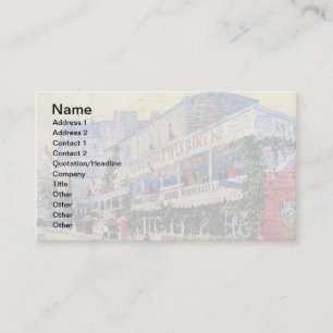 Vincent Van Gogh - Restaurant De La Sirene Business Card