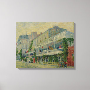 Vincent van Gogh Restaurant de la Sirene Canvas Print