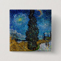 Vincent van Gogh - Road with Cypress and Star