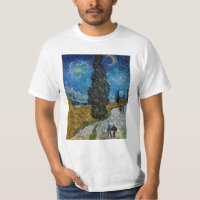 Vincent van Gogh - Road with Cypress and Star