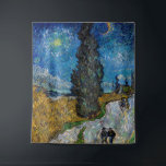 Vincent van Gogh - Road with Cypress and Star Tapestry<br><div class="desc">Country Road with Cypress and Star - Vincent van Gogh,  Oil on Canvas,  1890,  Saint-Remy</div>