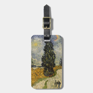 Vincent van Gogh   Road with Cypresses, 1890 Luggage Tag