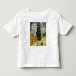 Vincent van Gogh Road with Cypresses, 1890 Toddler T-Shirt