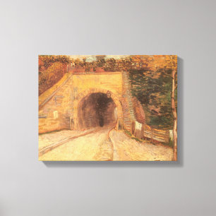 Vincent van Gogh - Roadway Underpass, The Viaduct Canvas Print