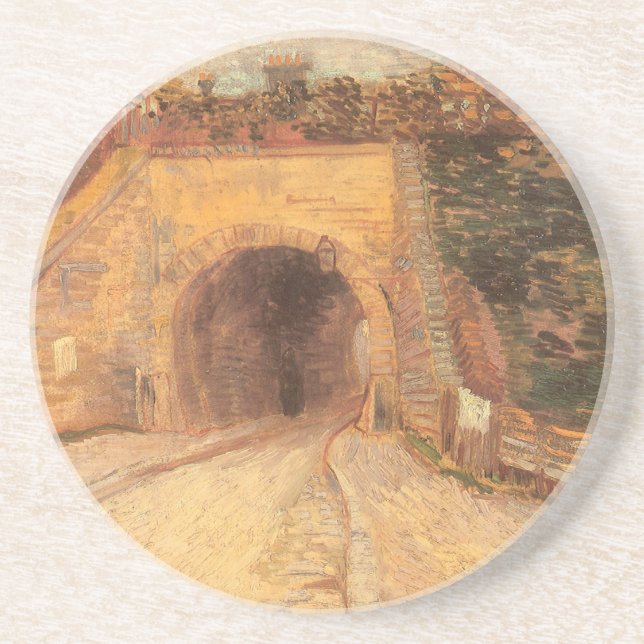 Vincent van Gogh - Roadway Underpass, The Viaduct Coaster (Front)