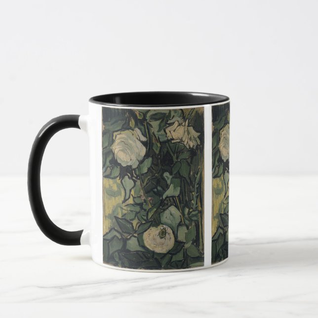 Vincent van Gogh - Roses and Beetle Mug (Left)