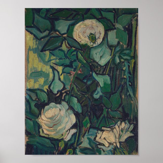 Vincent Van Gogh - Roses and Beetle Poster (Front)