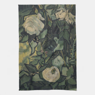 Vincent van Gogh - Roses and Beetle Tea Towel
