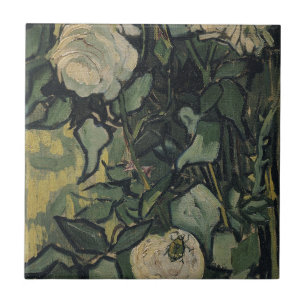 Vincent van Gogh - Roses and Beetle Tile