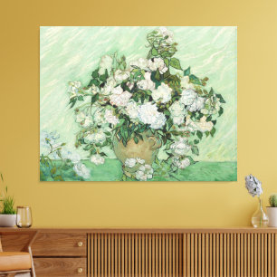 Vincent van Gogh - Roses  Canvas Print