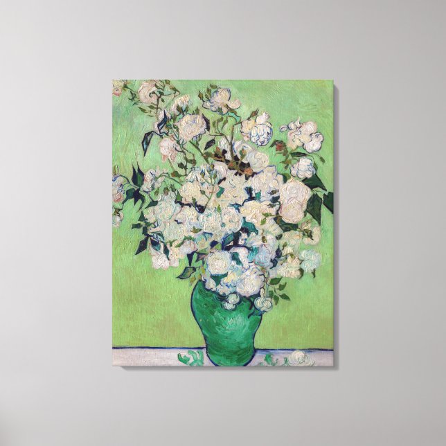 Vincent van Gogh - Roses Canvas Print (Front)