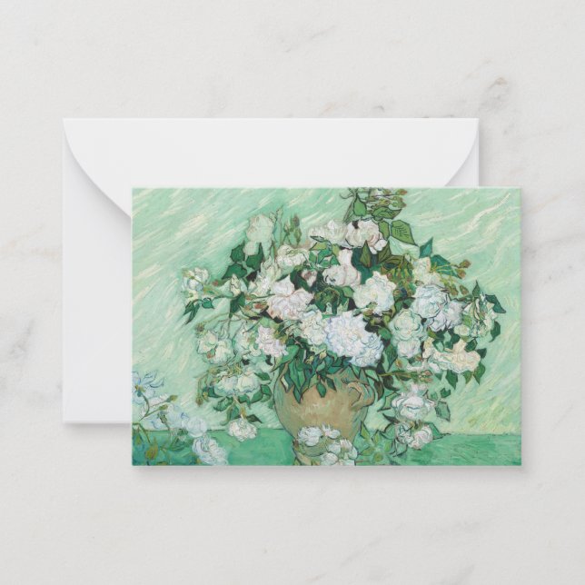 Vincent van Gogh - Roses Card (Front)