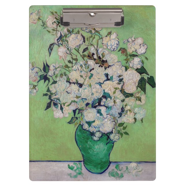 Vincent van Gogh - Roses Clipboard (Front)