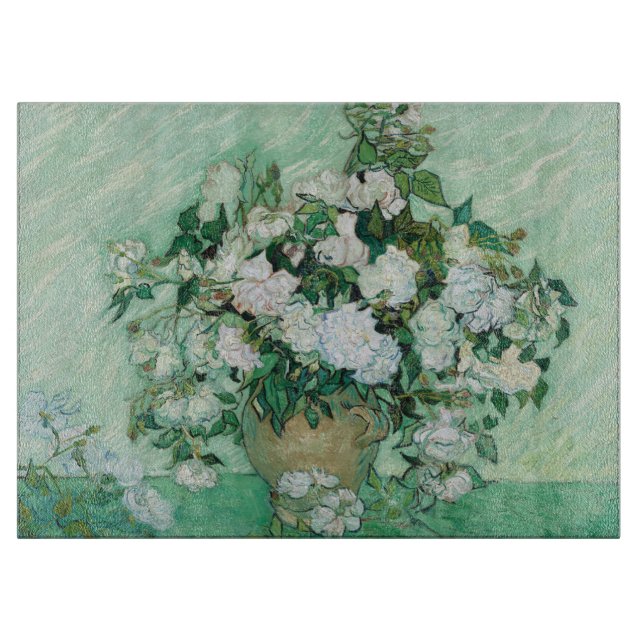 Vincent van Gogh - Roses Cutting Board (Front)