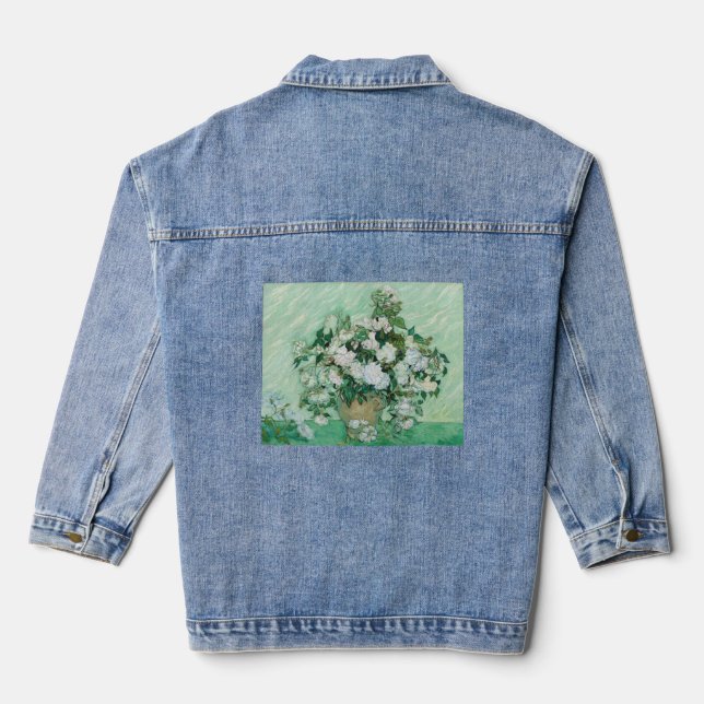 Vincent van Gogh - Roses Denim Jacket (Back)