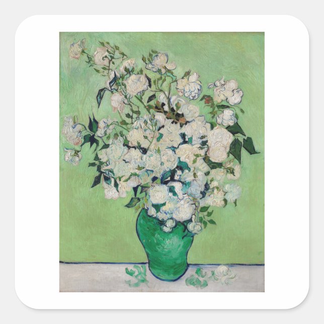 VINCENT VAN GOGH "ROSES" ENVELOPE SEAL (Front)