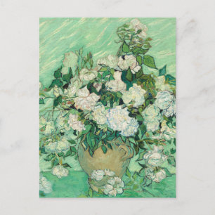 Vincent van Gogh Roses Impressionist Postcard