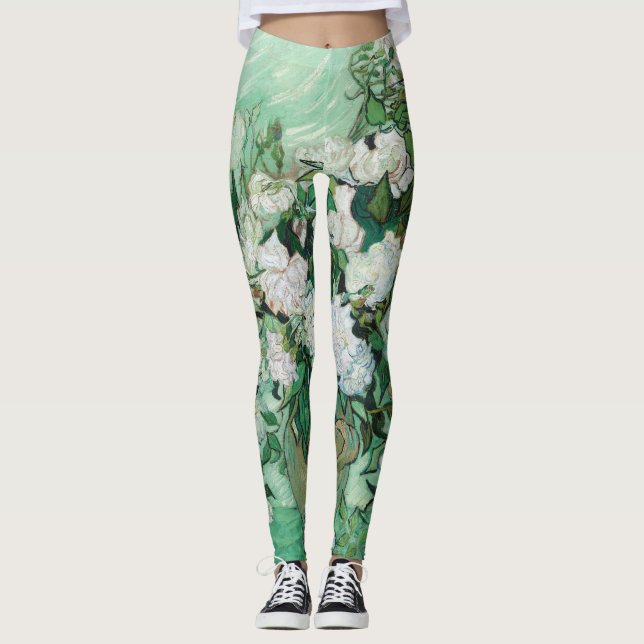 Vincent van Gogh - Roses Leggings (Front)