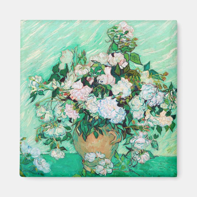 Vincent van Gogh Roses Magnet (Front)
