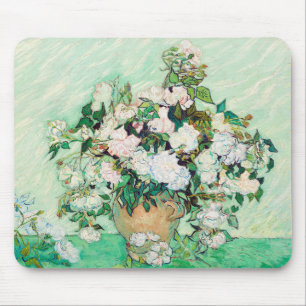 VINCENT VAN GOGH "ROSES" MOUSE PAD
