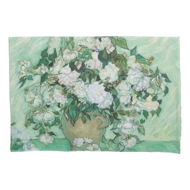 Vincent van Gogh - Roses Pillowcase (Front)