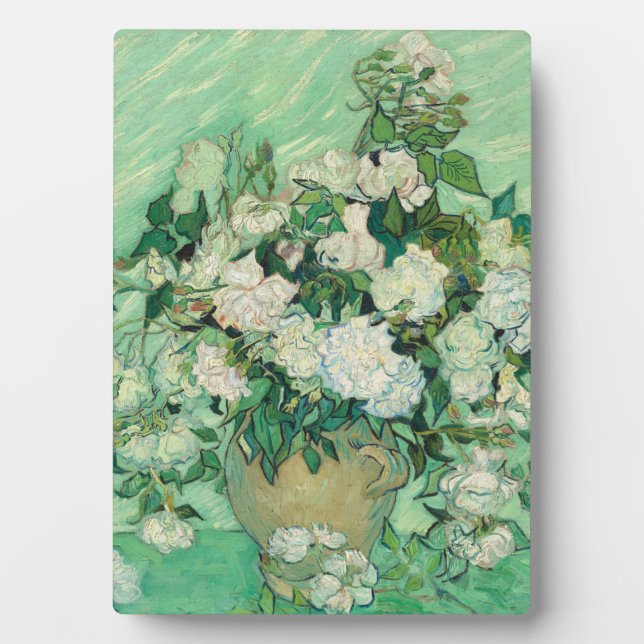 Vincent van Gogh Roses Plaque (Front)
