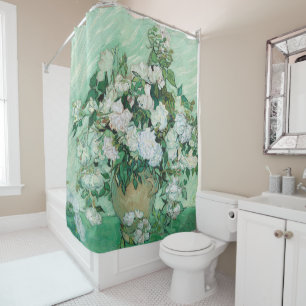 Vincent van Gogh - Roses Shower Curtain
