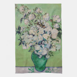 Vincent van Gogh - Roses Tea Towel