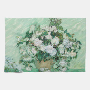 Vincent van Gogh - Roses Tea Towel