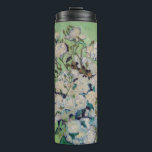 Vincent van Gogh - Roses Thermal Tumbler<br><div class="desc">Roses / A Vase of Roses / Still Life: Pink Roses in a Vase - Vincent van Gogh,  Oil on Canvas,  1890</div>