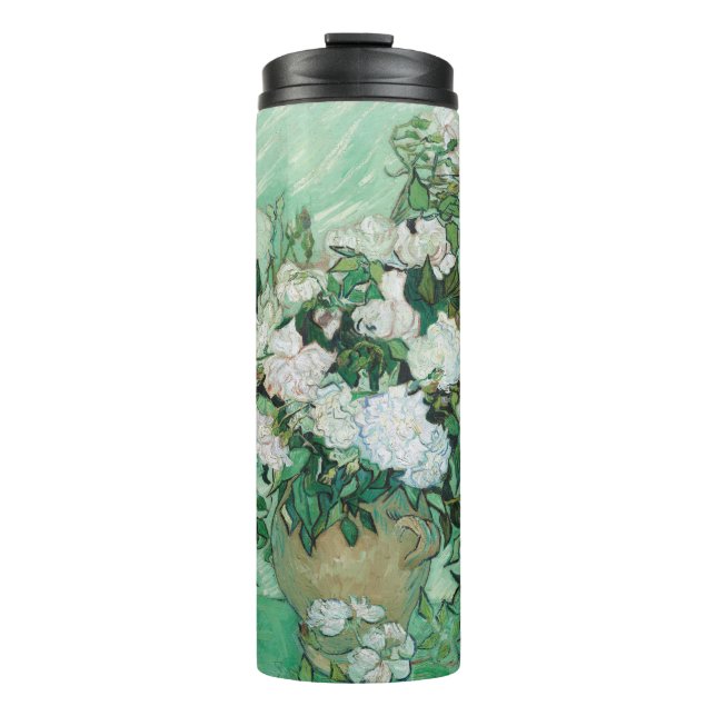 Vincent van Gogh - Roses Thermal Tumbler (Front)