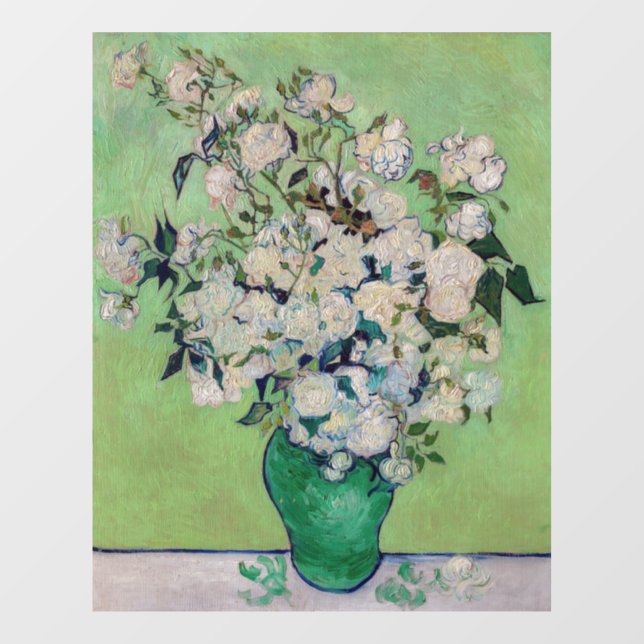 Vincent van Gogh - Roses Window Cling (Sheet)