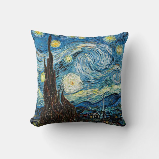 Vincent Van Gogh’s Starry Night Cushion (Front)