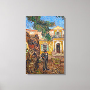 Vincent Van Gogh - Saint-Paul Asylum in Saint-Remy Canvas Print