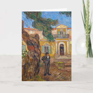 Vincent Van Gogh - Saint-Paul Asylum in Saint-Remy Card