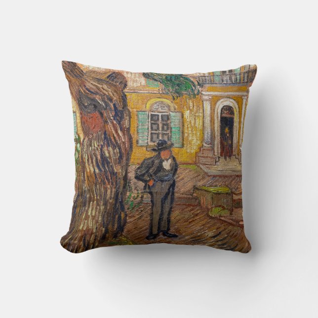 Vincent Van Gogh - Saint-Paul Asylum in Saint-Remy Cushion (Front)