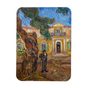 Vincent Van Gogh - Saint-Paul Asylum in Saint-Remy Magnet