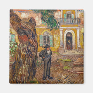 Vincent Van Gogh - Saint-Paul Asylum in Saint-Remy Magnet