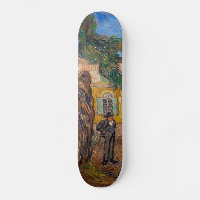 Vincent Van Gogh - Saint-Paul Asylum in Saint-Remy Skateboard (Front)