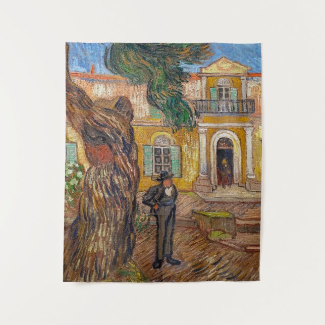 Vincent Van Gogh - Saint-Paul Asylum in Saint-Remy Tapestry (Front)