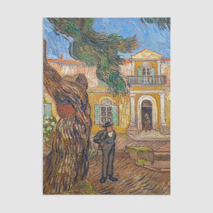 Vincent Van Gogh - Saint-Paul Asylum in Saint-Remy Tissue Paper