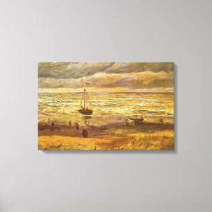 Vincent van Gogh - Sea at Scheveningen Canvas Print