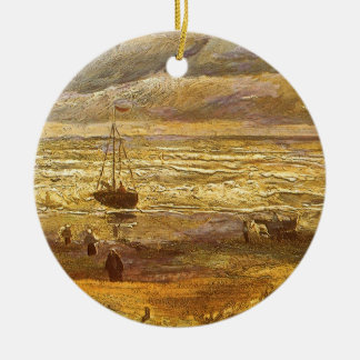 Vincent van Gogh - Sea at Scheveningen Ceramic Tree Decoration