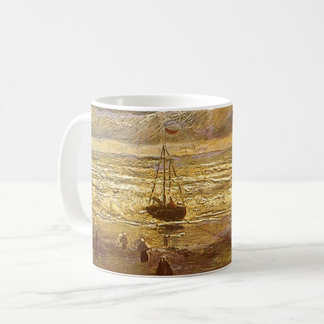 Vincent van Gogh - Sea at Scheveningen Coffee Mug (Front Left)