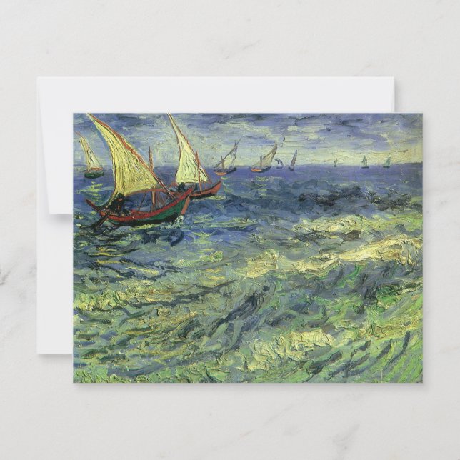 Vincent van Gogh - Seascape at Saintes Maries (Front)